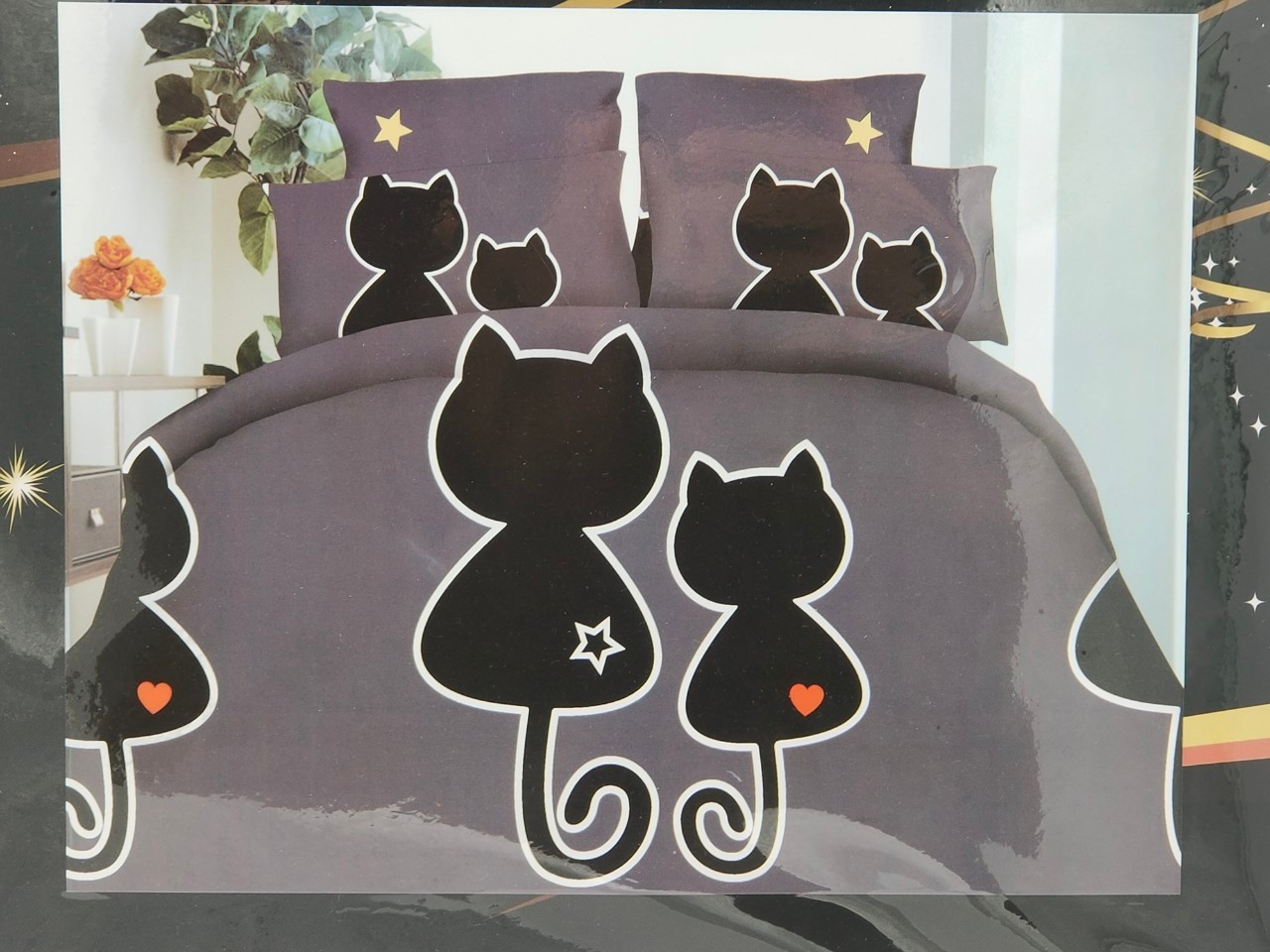 ชุดนวมลายการ์ตูน 6 ฟุต #มียางรัดมุม 360 องศา งานพรีเมี่ยม(เกรด AA) ( 6ชุดคละลาย)