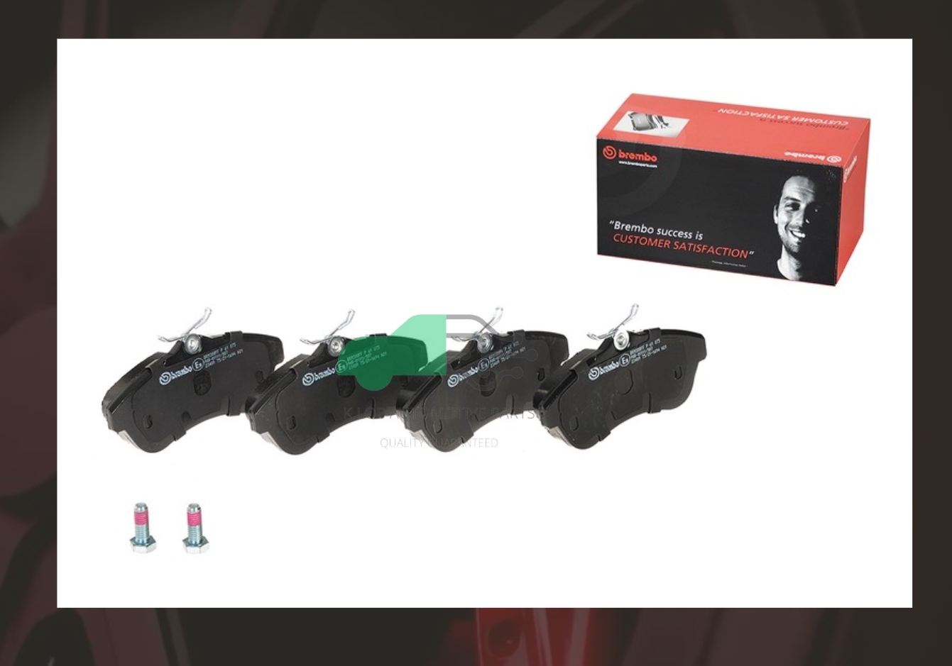 P61 075B ผ้าเบรกหน้า แท้ BREMBO รุ่น BLACK : CITROEN C2, C3 1.4 1.6 02->