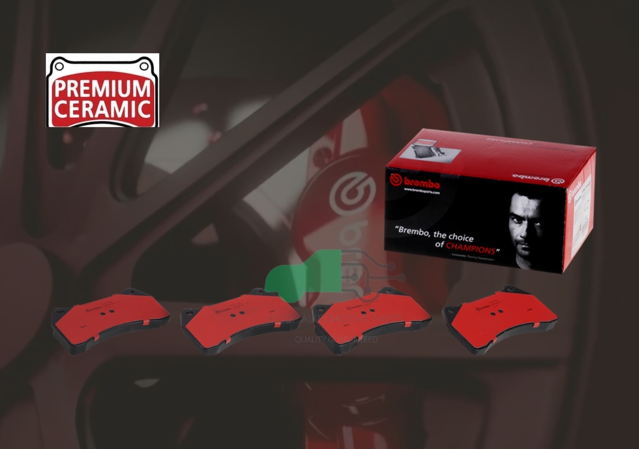 P36 014N ผ้าเบรกหน้า (แท้ BREMBO รุ่น Ceramic) JAGUAR S-Type (2.7 4.2), XJ V8 (4.2) (Brembo Caliper) 01->