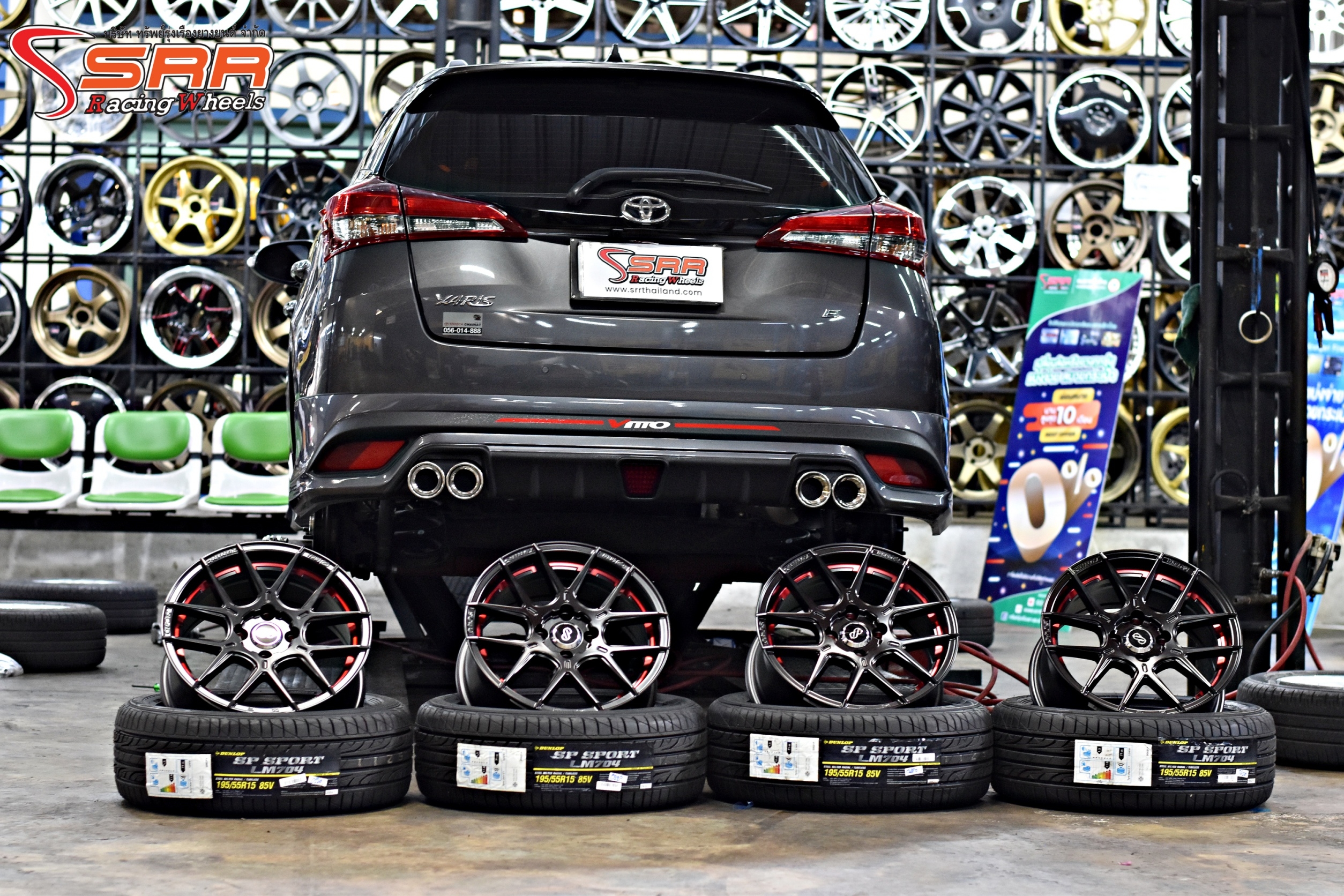 ENKEI SC40 ขอบ15 ET+35 4x100 DBK1UPR3