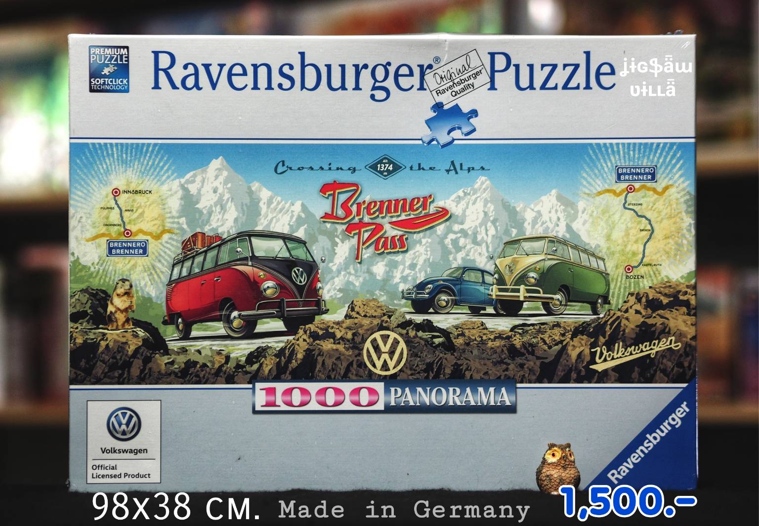 Ravensburger - Cross the alps with VW (Panorama) 1000 pcs.