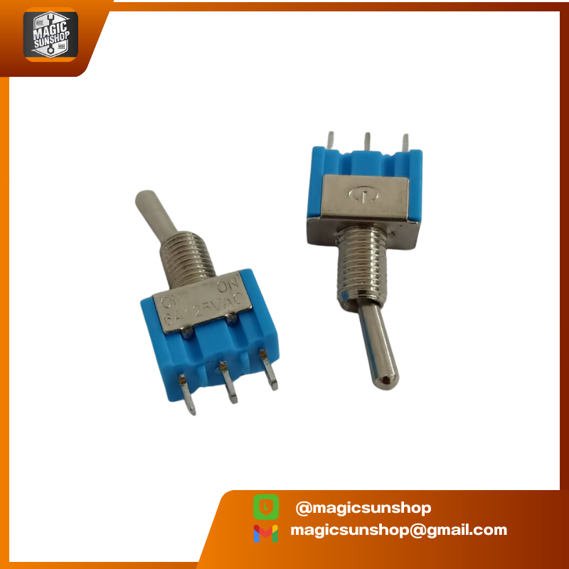MTS-102 ON-ON สวิตช์โยก 2 ทาง SPDT Switch 3 ขา