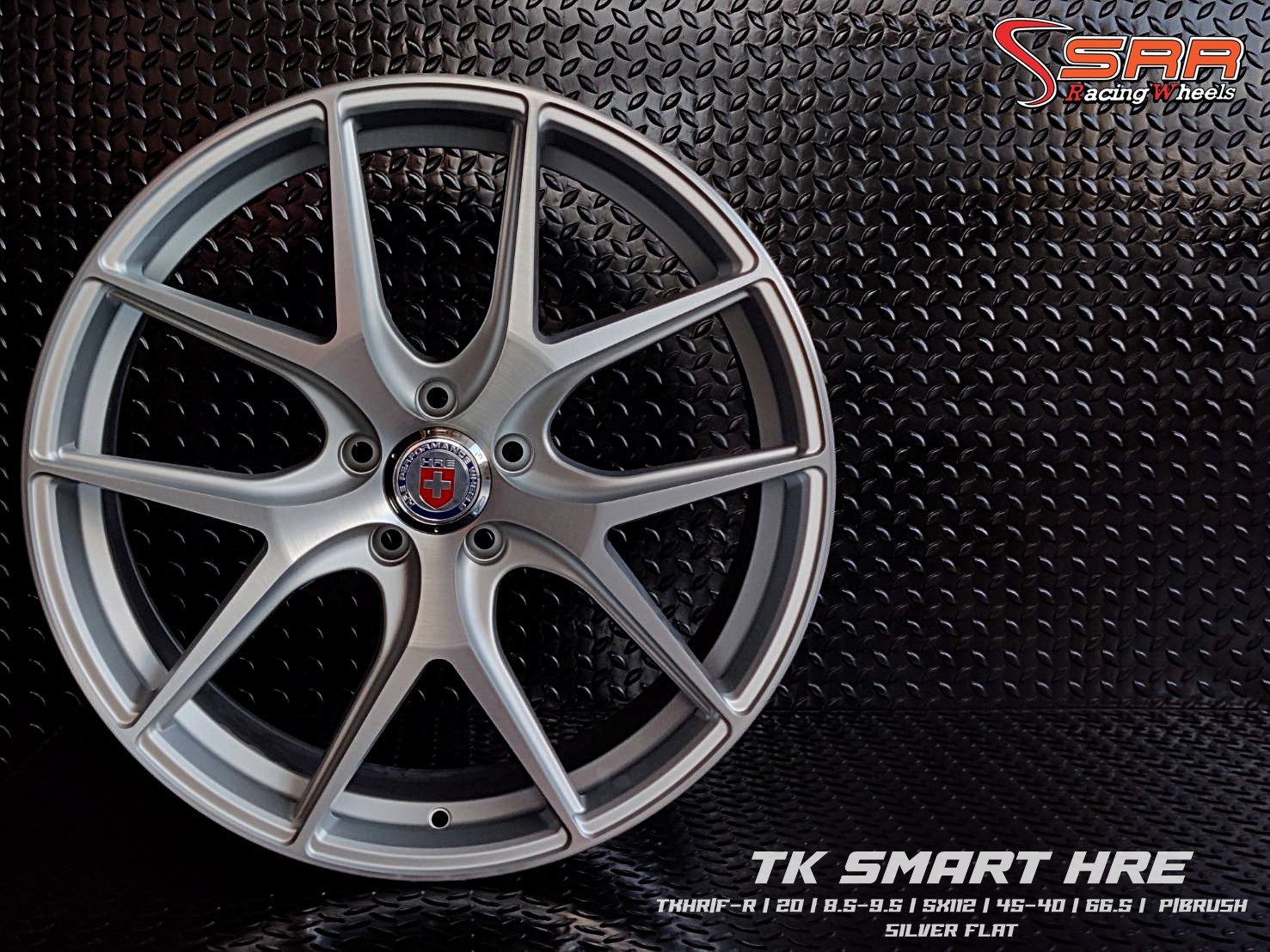 HRE ล้อไทย ขอบ20 หน้า8.5 หลัง9.5 5H112 สำหรับใส่รถMercedes-Benz