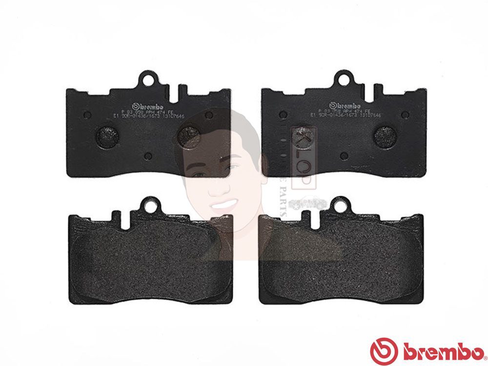 P83 058B ผ้าเบรก F (แท้ BREMBO รุ่น Black) LEXUS แอลเอส LS430 (UCF30) ปี2000-2006