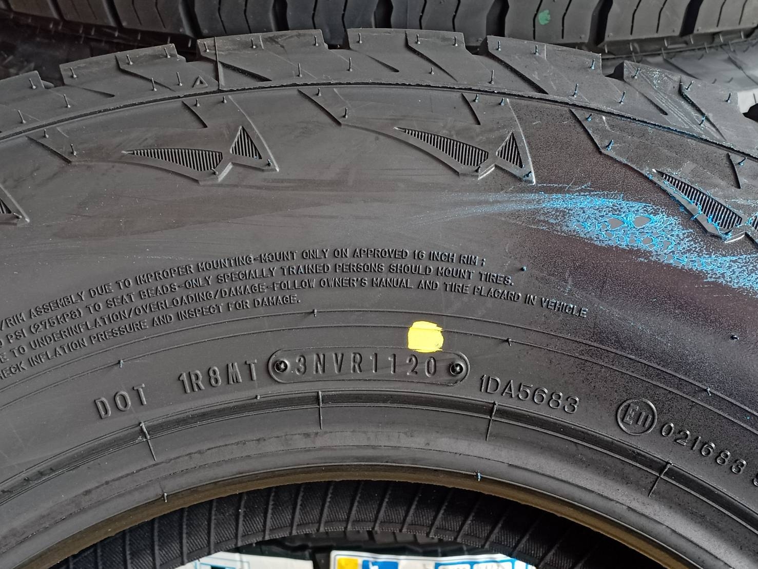 DUNLOP GRANDTREK AT5 245/70R16 ยางเข้าใหม่ ปี2020 ราคาพิเศษ