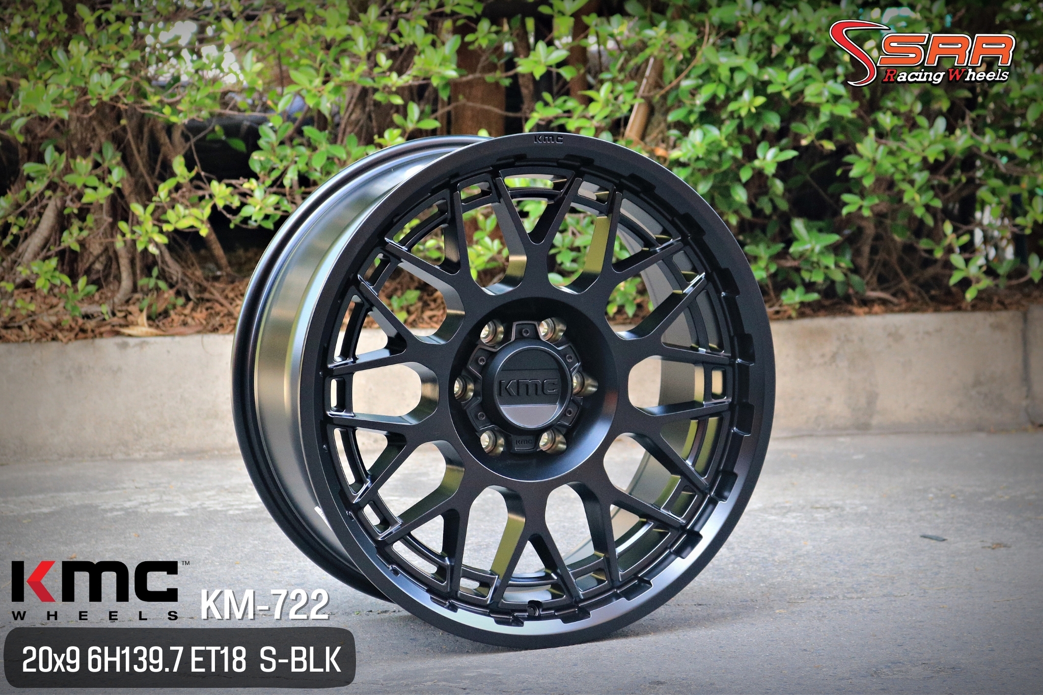 KMC KM722 ขอบ20 6x139.7 ET18 S-BLK ราคาพิเศษ