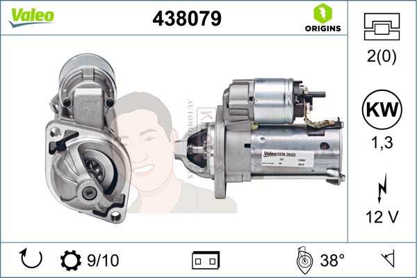 ไดสตาร์ท Valeo รุ่น BENZ M166,M266 W168/W169/W245