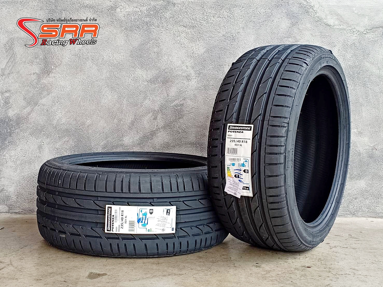BRIDGESTONE POTENZA S001 235/40R18 ยางใหม่ปี19 ยางนำเข้าราคาพิเศษ