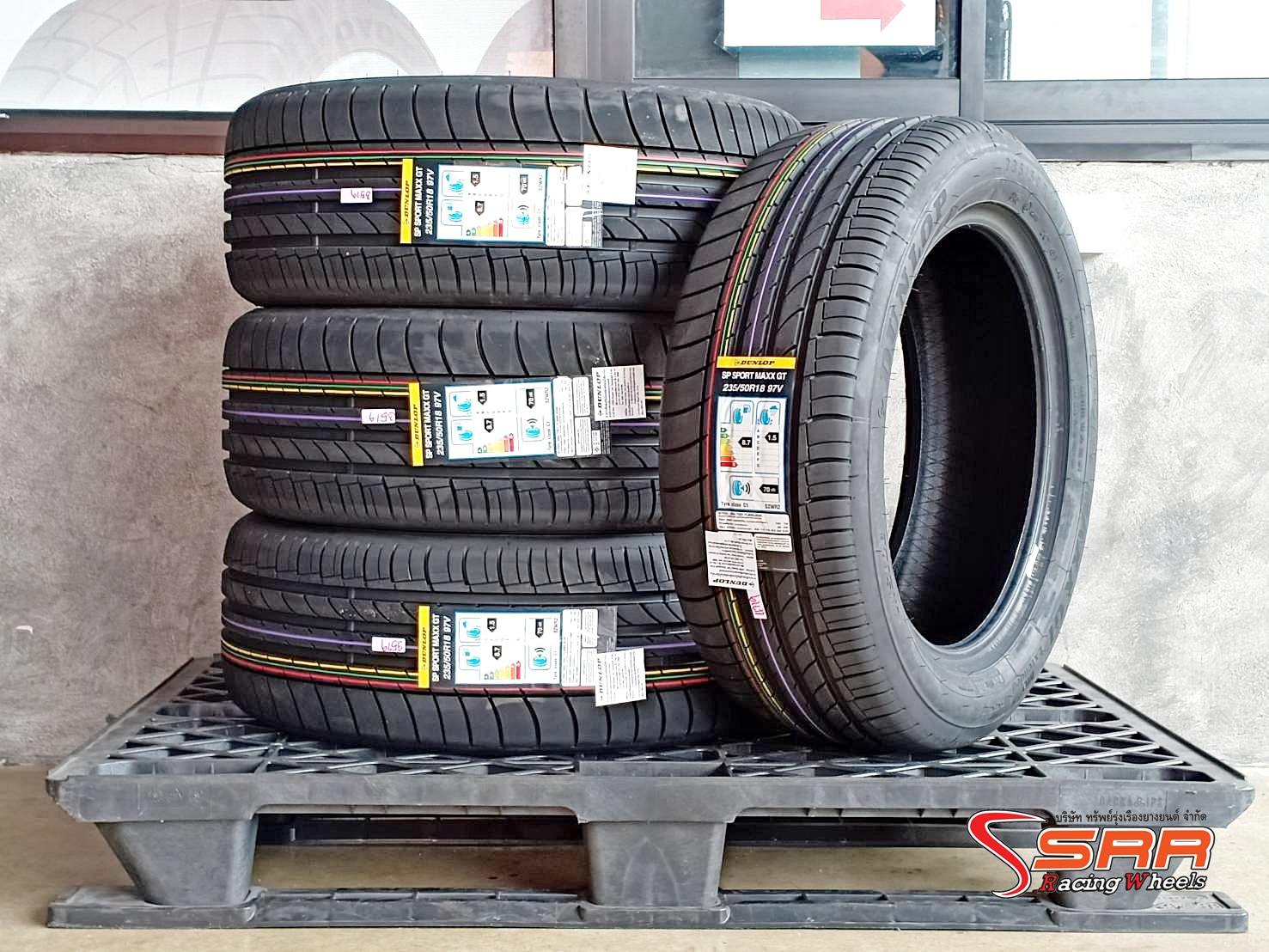 DUNLOP SP SPORT MAXX GT 235/50R18 ยางรันแฟลต ยางนำเข้าราคาพิเศษ
