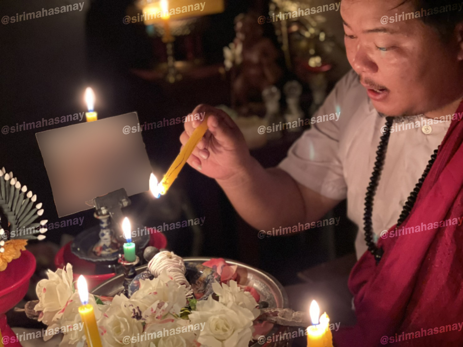 พิธีปันฮักปันหลง อาจารย์เสก สำนักสักยันต์ป๋ารมีเศรษฐีเรือนคำ