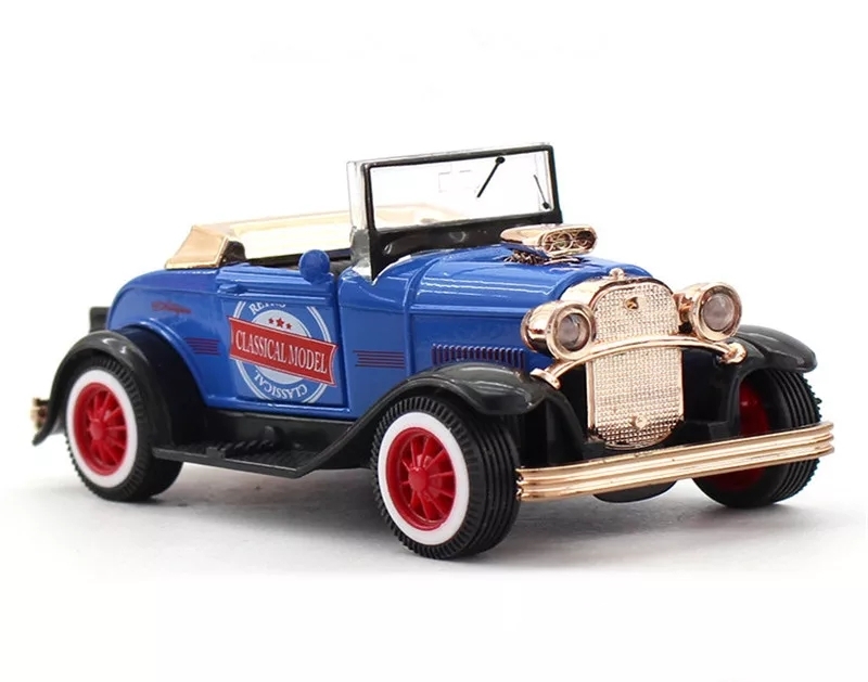 โมเดลรถเหล็ก รถโบราณ Scale 1:32 มีเสียงมีไฟ (ปลีก-ส่ง)