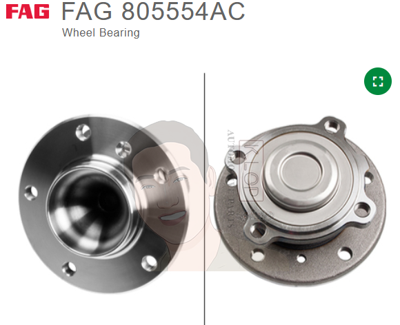 ยี่ห้อ FAG Kit ดุมล้อหน้า BMW E90 E84 Sdrive, E81 E87 ( 1 ข้าง )
