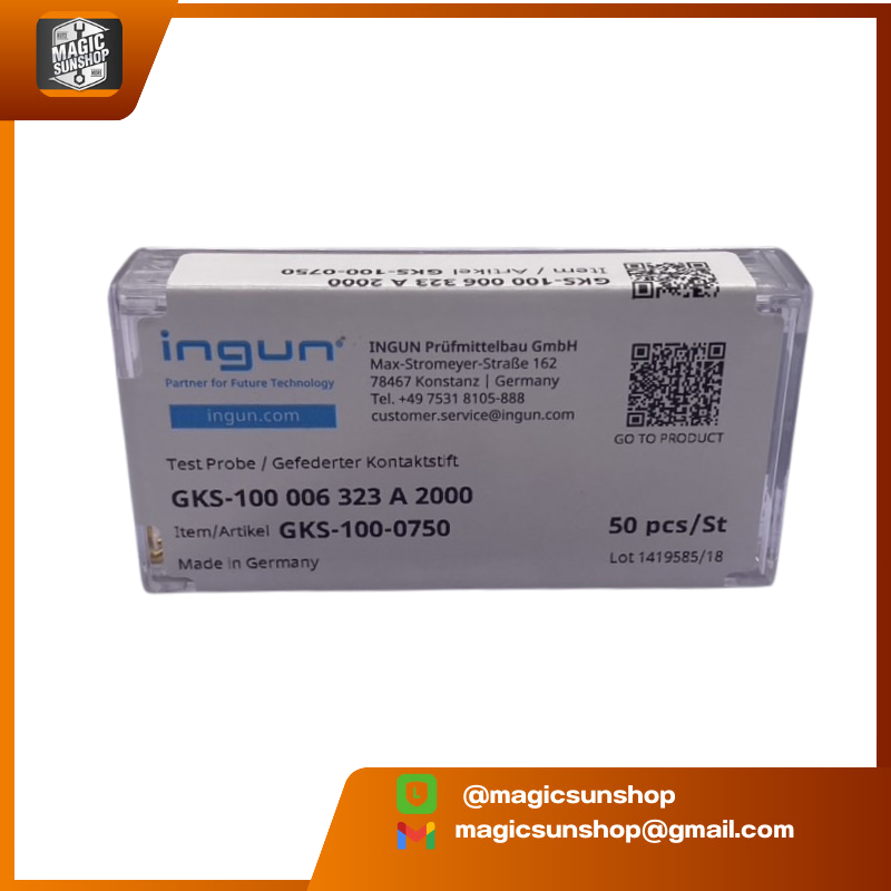 929106 INGUN Pin GKS-100 006 323 A 2000