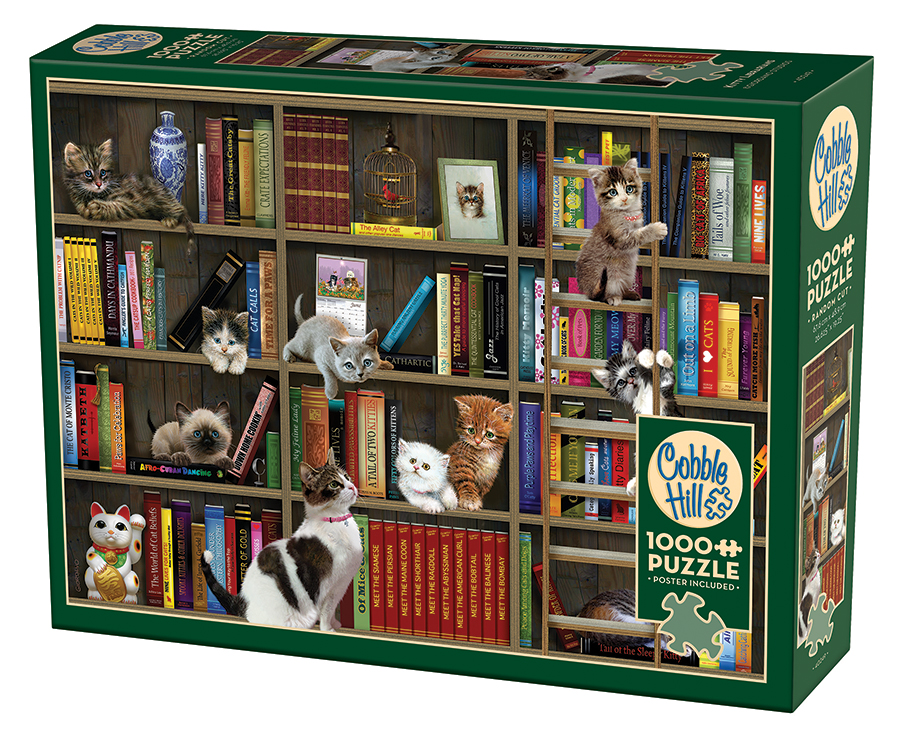 Cobble Hill - Kitty Librarians by Robert Giordano 1000 pcs.