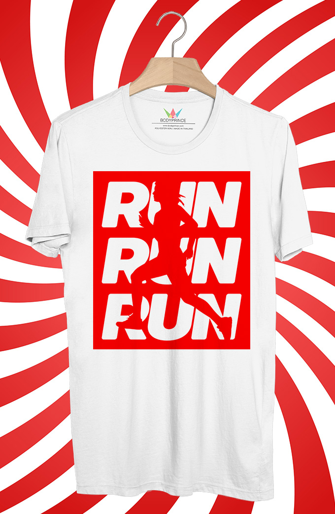 BP497 เสื้อยืด RUN RUN RUN : FEMALE
