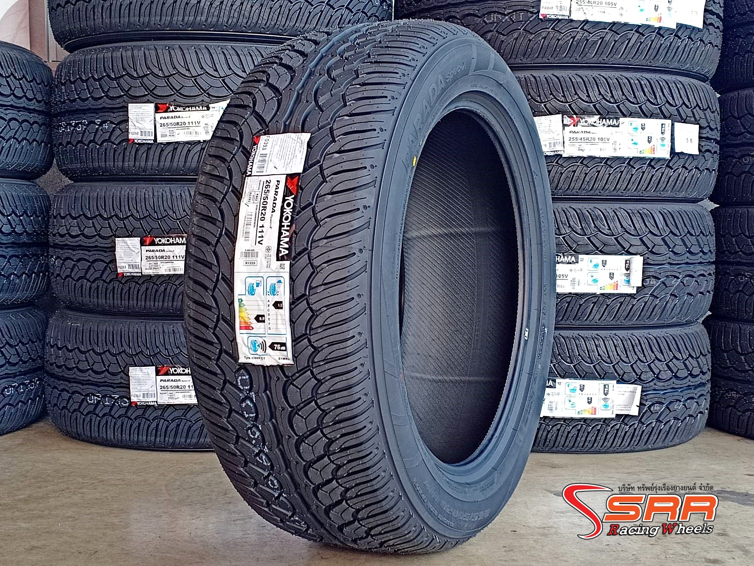 YOKOHAMA PARADA Spec-X 265/50R20 ยางใหม่ปี2021 ราคาพิเศษ