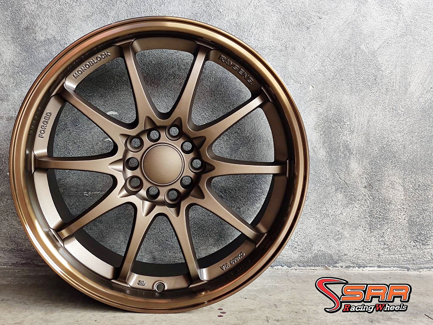 CE28 HOF RACING 17x8.5 10H100/114.3 ET35 BRONZE