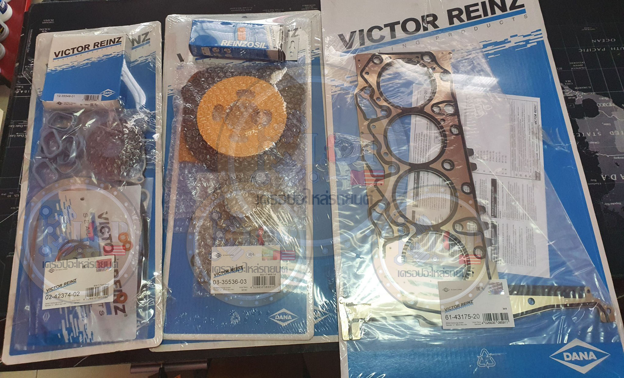 รายการ-ชุดปะเก็น และซีลส่วนต่างๆ (ยี่ห้อVICTOR REINZ เยอรมัน) รถยุโรปทุกยี่ห้อ (19 พฤศจิกายน 2561)