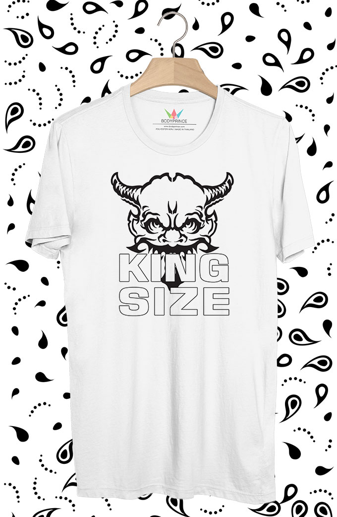 BP268 เสื้อยืด King Size of Devil