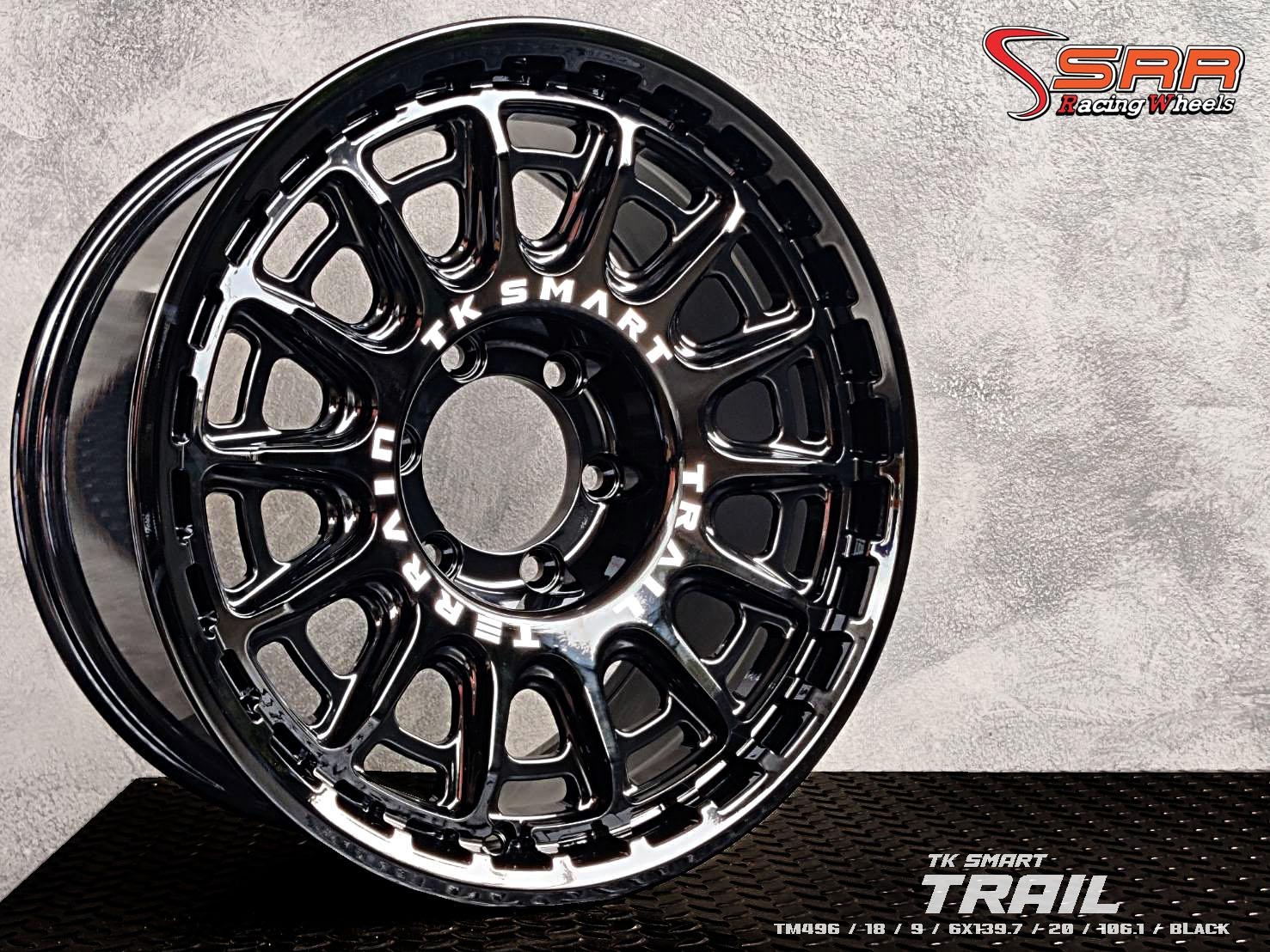 TM496 TK-TRAIL ขอบ18 6x139.7 ET20 BLACK ราคาพิเศษ