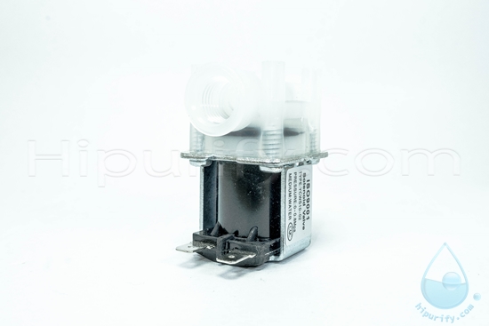 Solenoid Valve Plastic 1/4"(2 หุน) 220 VAC 2 Pin รุ่นหมุน