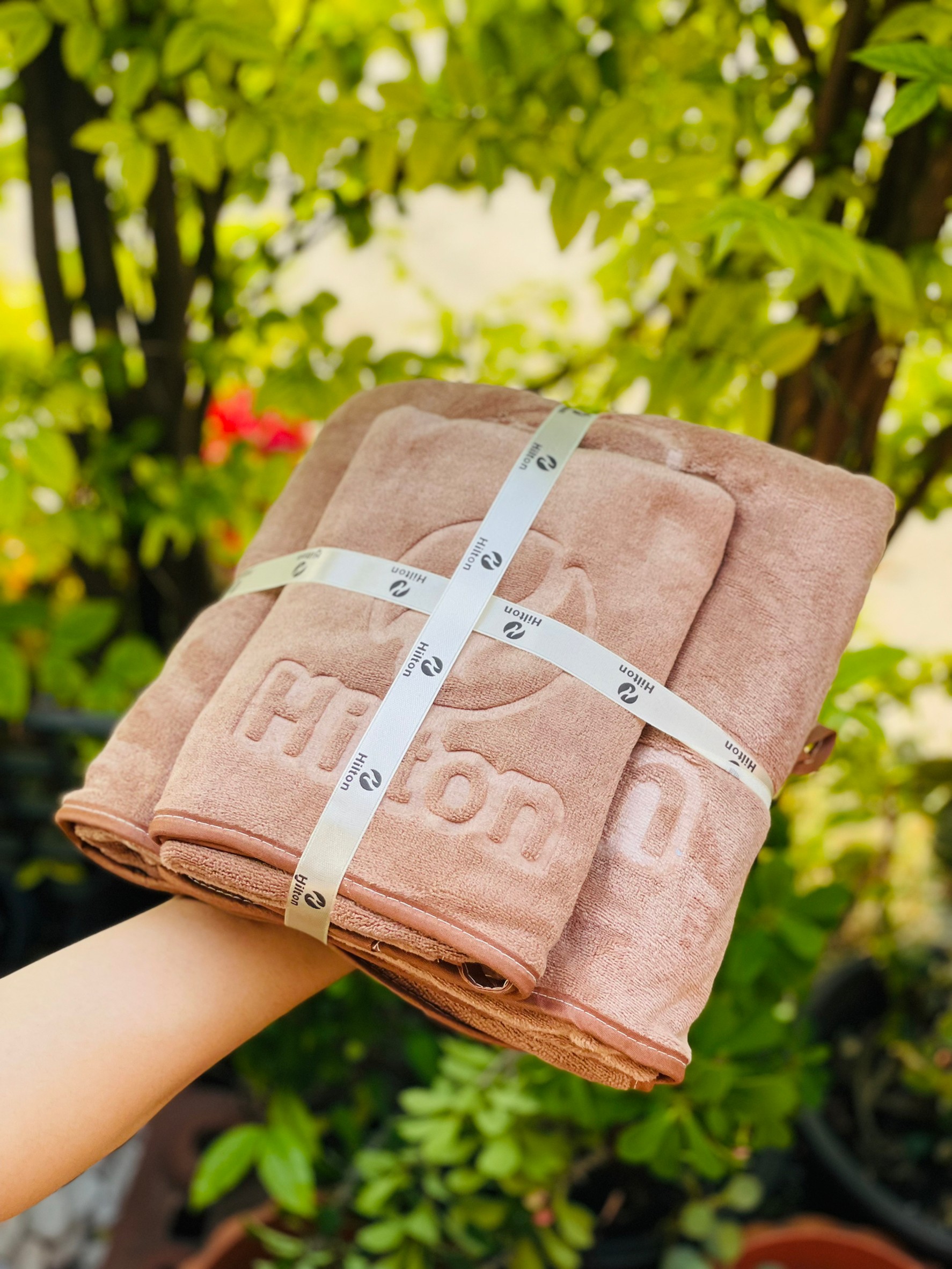 เซ็ตผ้าเช็ดตัวขนเป็ดรุ่นหนา Hilton (12 ผืน)