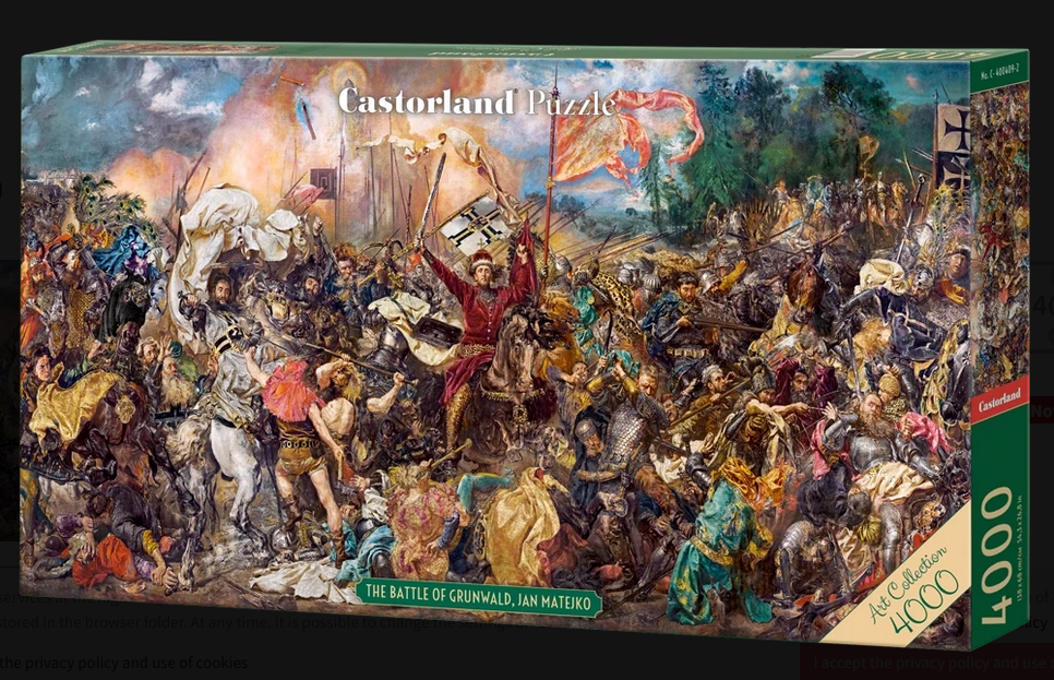 Castorland - The Battle of Grunwald, Jan Matejko 4000 pcs.