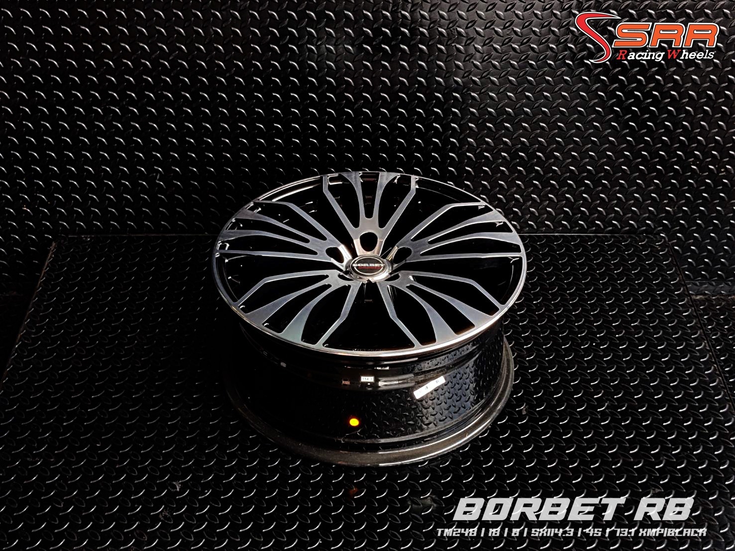 BORBET RB TM248 ขอบ18 5H114.3 ET45 XMP/BLACK ราคาพิเศษ