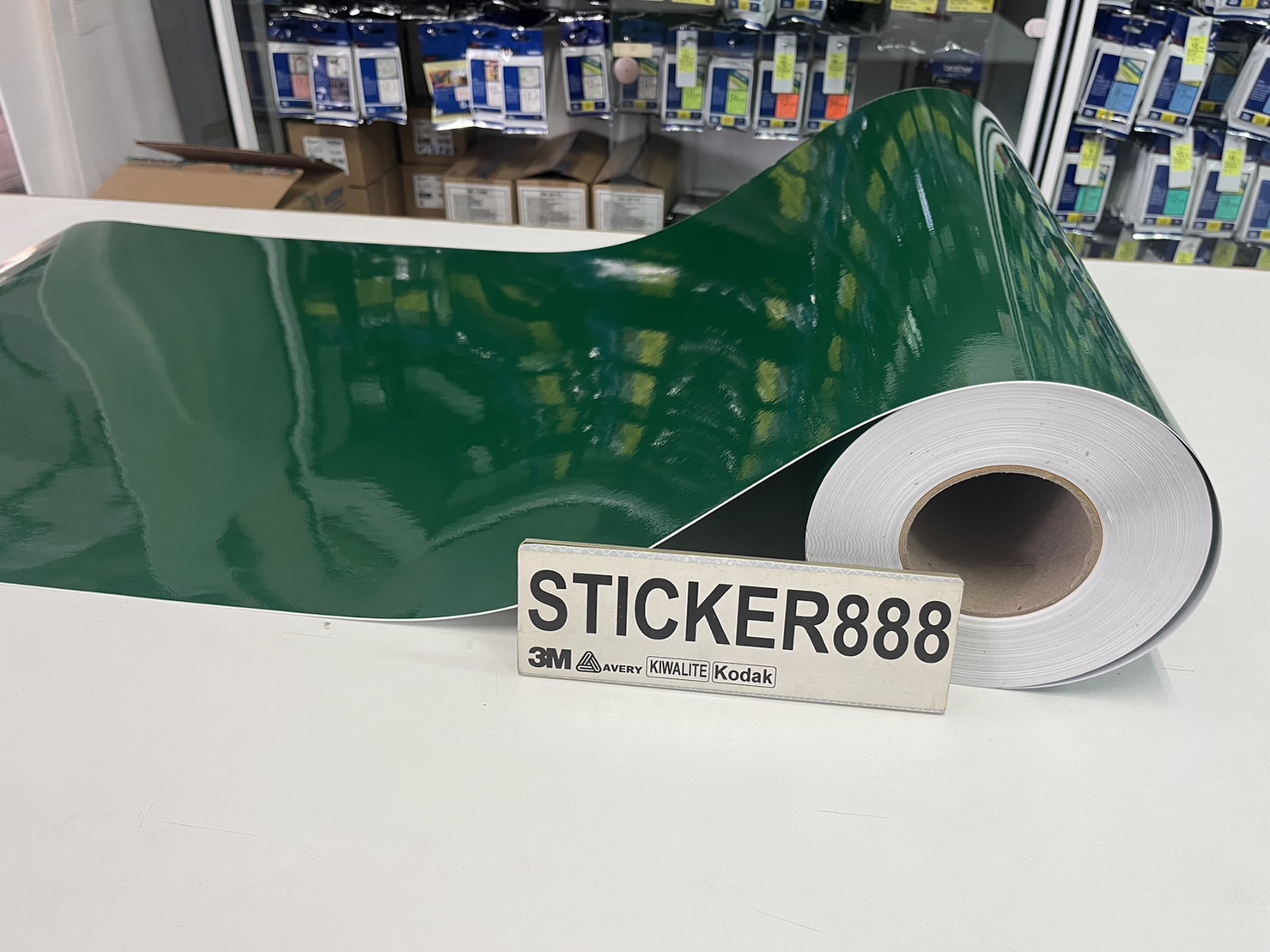 สติ๊กเกอร์โกดัก สีเขียว 918 ขนาด 53 cm x 50 M KODAK Photo Sticker