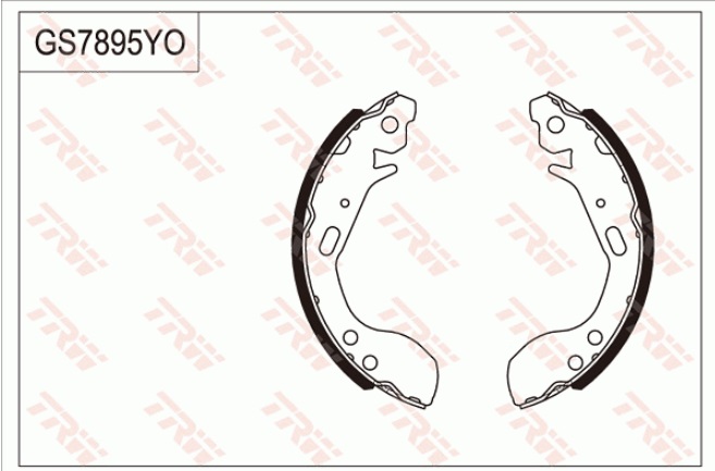 GS7895 ก้ามเบรกหลัง TRW : BRIO 1.2 '12