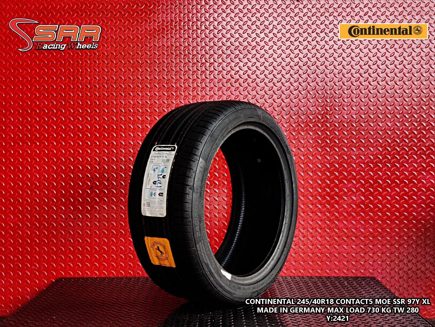 Continental ContiSportContact 5 MOE SSR 245/40R18 ลดราคาพิเศษ