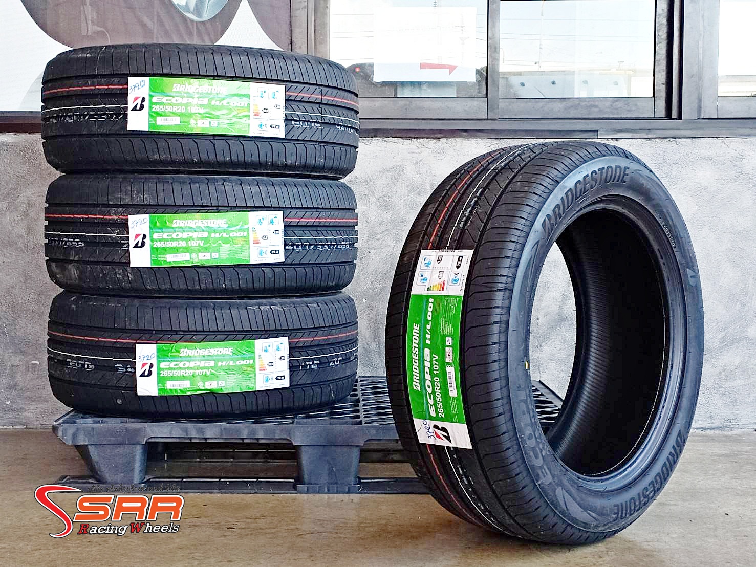 BRIDGESTONE ECOPIA H/L001 265/50R20 ยางใหม่ปี2021 ราคาพิเศษ