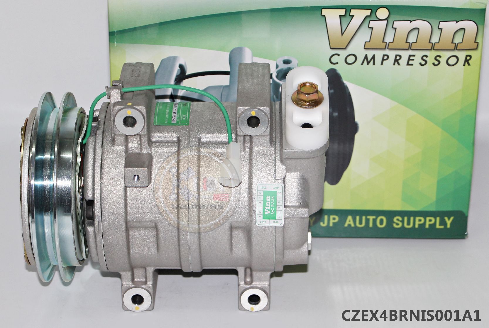 CZEX4BRNIS001A1 คอมแอร์(Vinn)ZEXEL 15CH MITSUBISHI FUSO ร่องA รูใหญ่ เอียงขวา