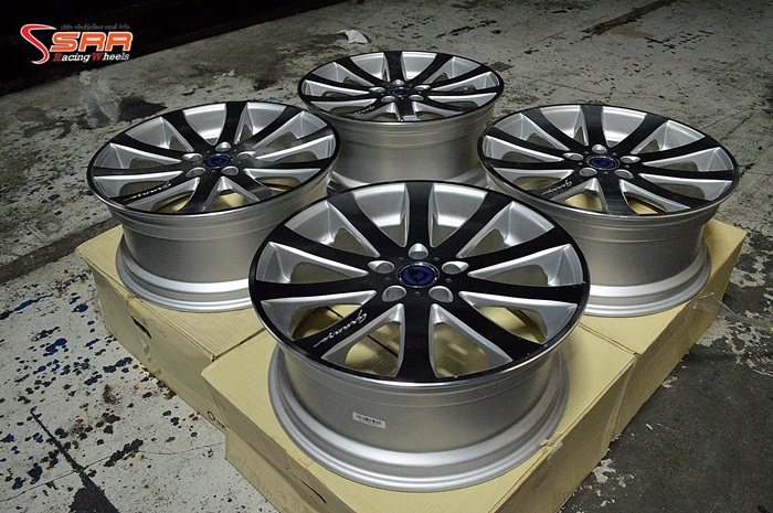 VENETIAN GRANZO ขอบ19 ET42 5x114.3 SILVER/MIRROR FULL FACE POLISH