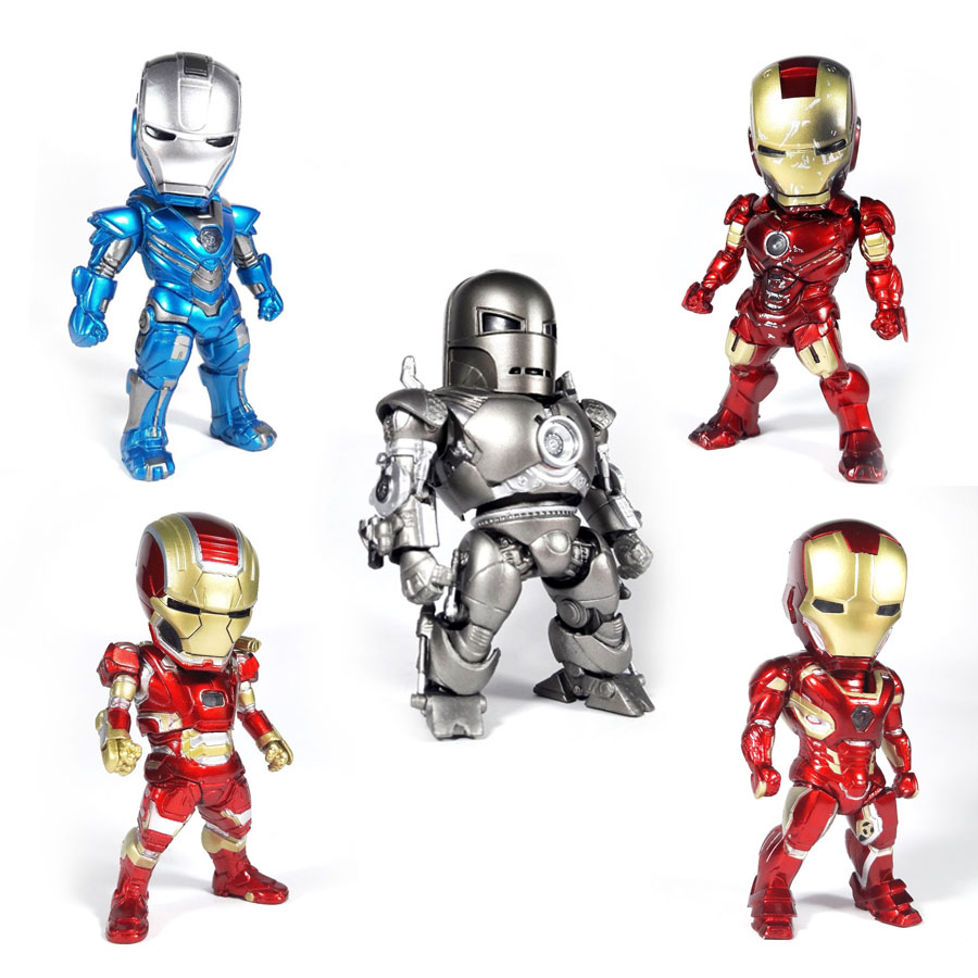 Set Iron Monger โมเดล 3.75 นิ้ว Avenger Marvel 5 ตัว - Egg Attack Iron Man