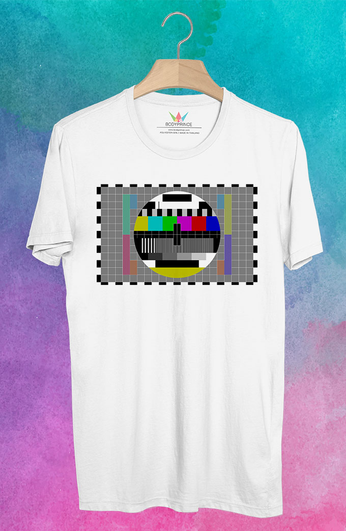 BP44 เสื้อยืด Pattern TV #3