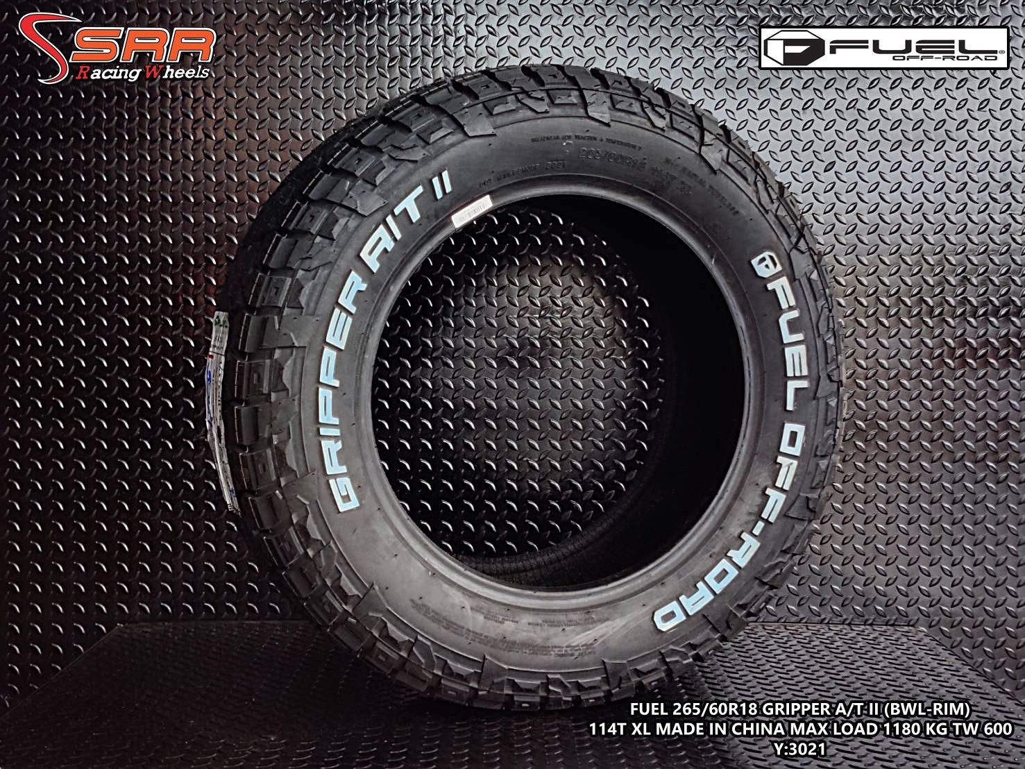 FUEL GRIPPER A/T II 265/60R18 ยางแบรนด์America ปี2021 ราคาพิเศษ