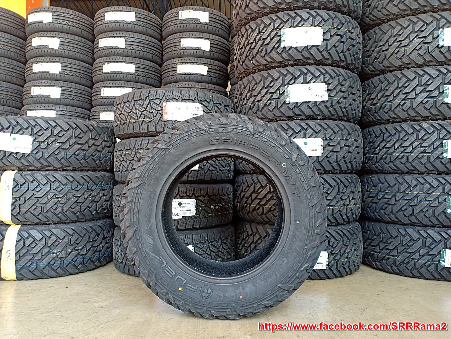 FUEL OFF-ROAD GRIPPER M/T 35x12.50R20 ยางใหม่ มัดเทอร์เรน