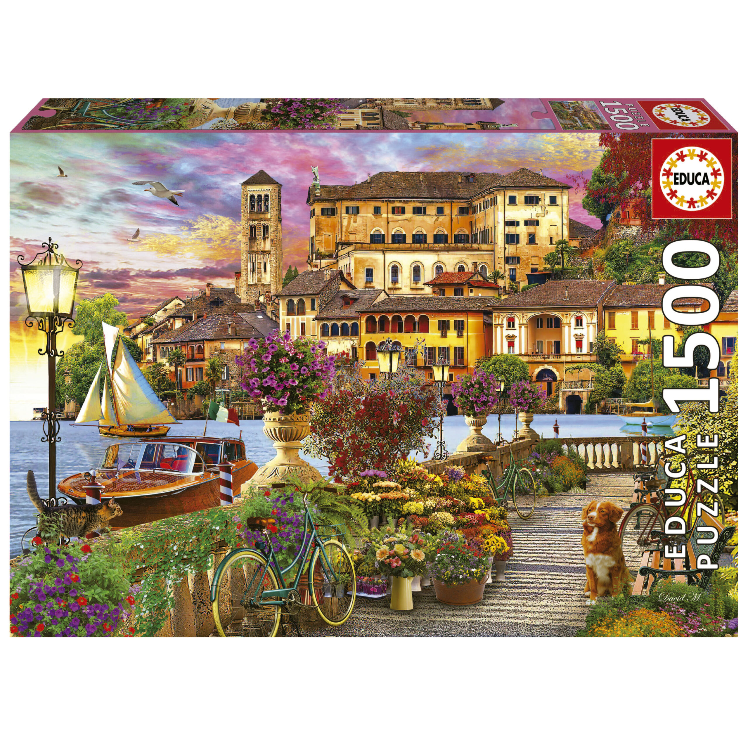 Educa - Italian Promenade by David Maclean 1500 pcs.