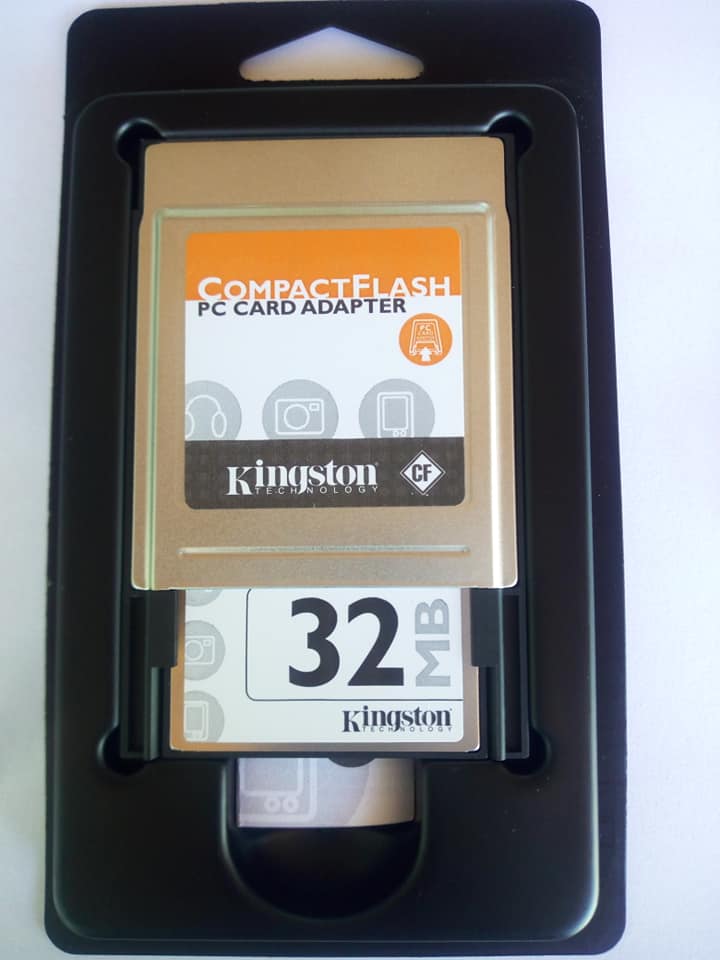 Kingston Cf Card Compact Flash 32 MB With CF CARD ADAPTER