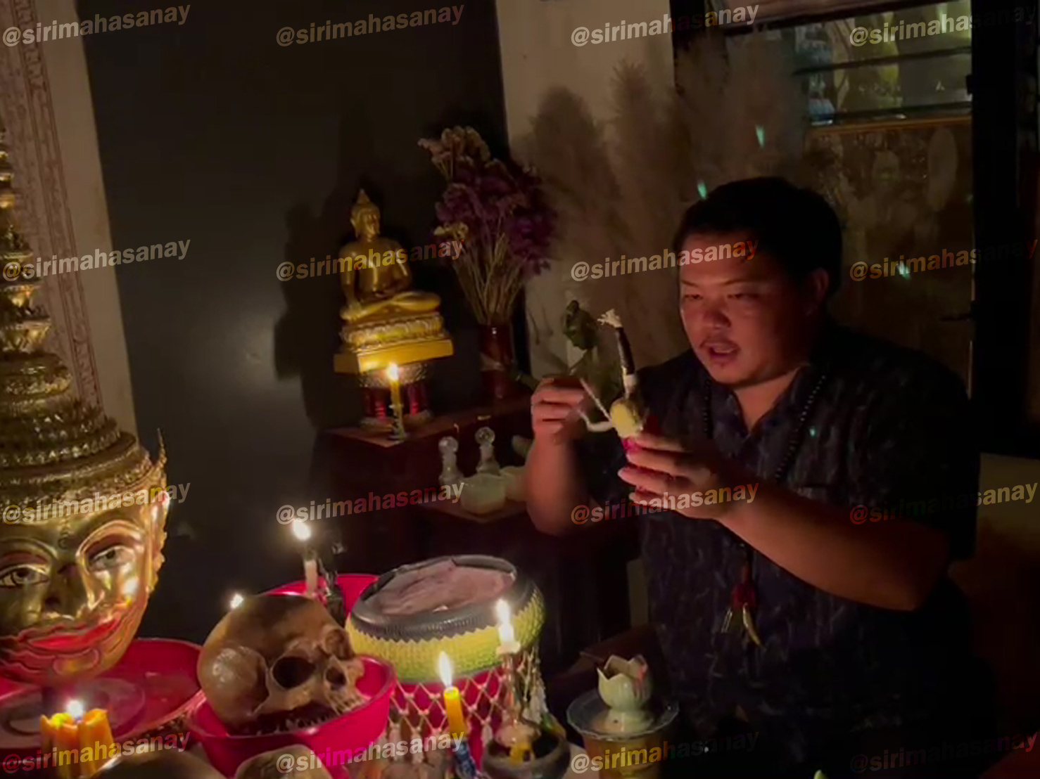 พิธีหุ่นรักมัดจิต อาจารย์เสก สำนักสักยันต์ป๋ารมีเศรษฐีเรือนคำ