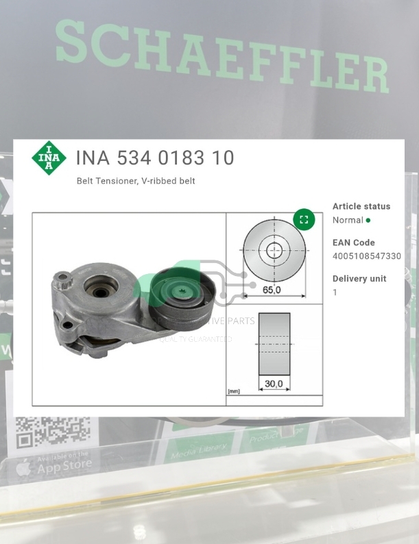 ชุดตั้งสายพาน(INA) : BENZ OM642 W203-4 W211-2 W221 C218-9 W639 W164-6