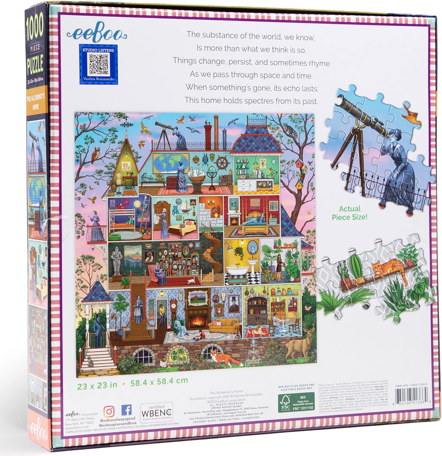 eeBoo - The Alchemist's Home By Vasilisa Romanenko 1000 pcs.