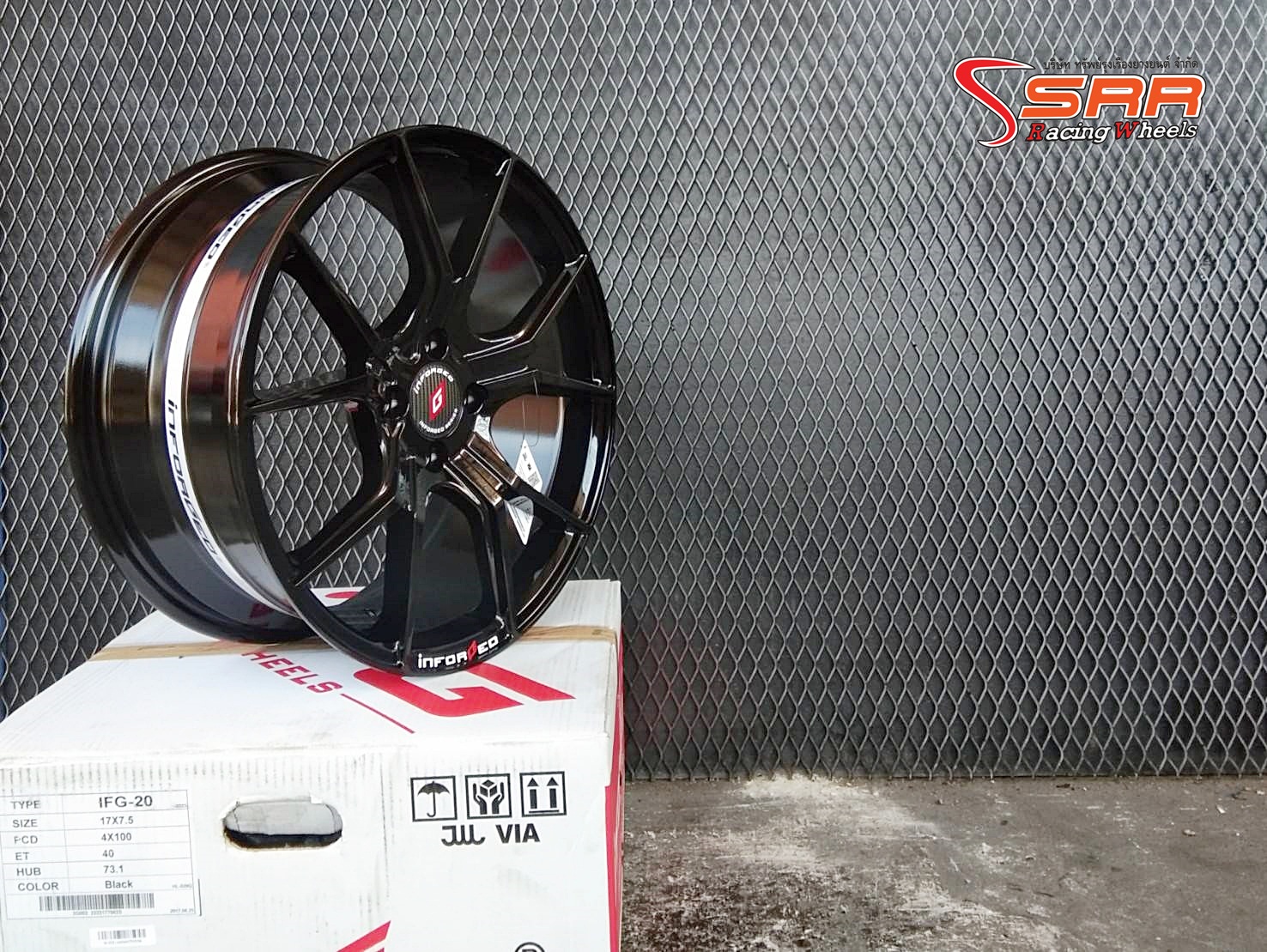 ล้อแม็กซ์ INFORGED IFG-20 ขอบ17 4x100 BLACK