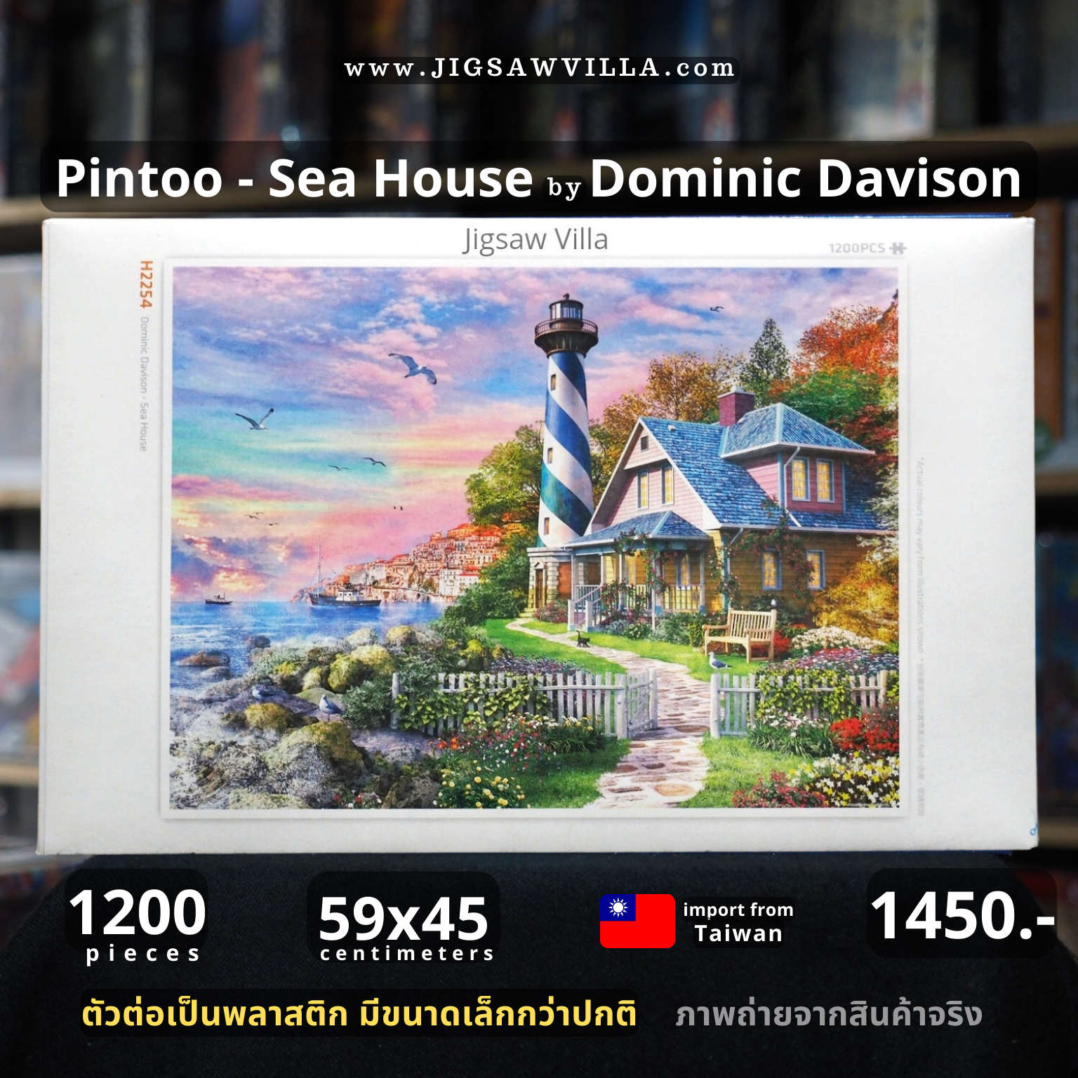Pintoo - Sea House by Dominic Davison 1200 pcs.