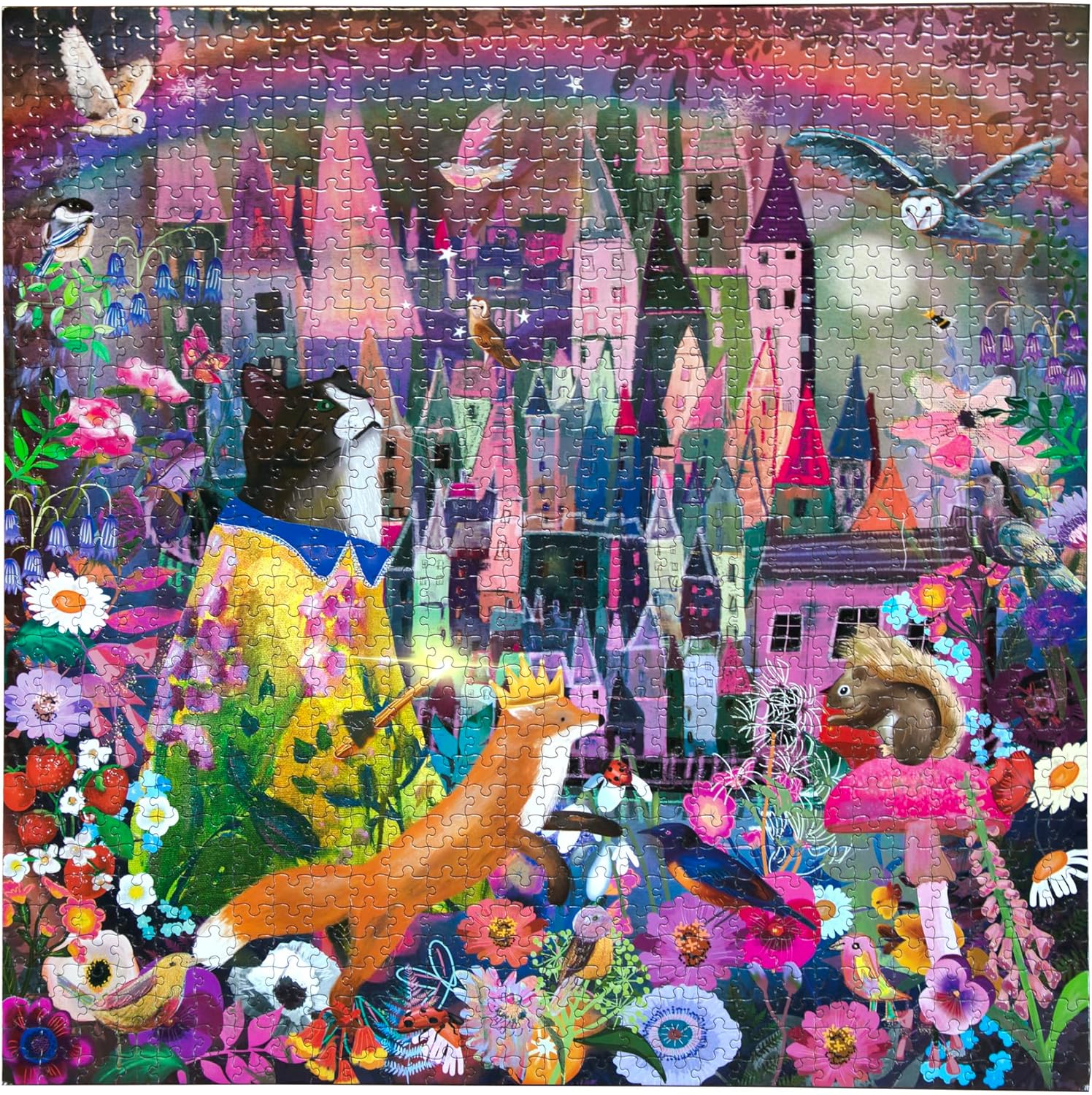 eeBoo - Cat and the Castle By Claire Westwood 1000 pcs.