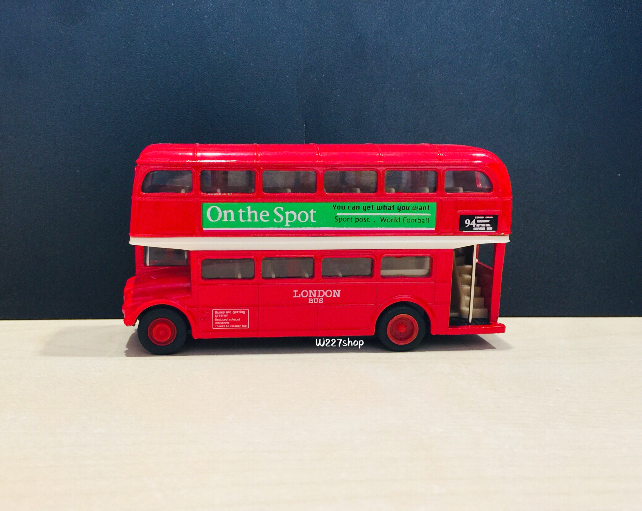 โมเดลรถเหล็ก ลอนดอนบัส London bus (ปลีก-ส่ง)