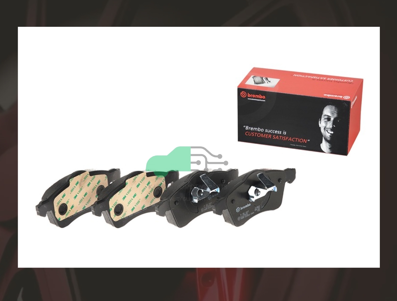P85 047B ผ้าเบรกหน้า แท้ BREMBO รุ่น BLACK : VW Caravelle T4 (1.9 2.5) 95-99