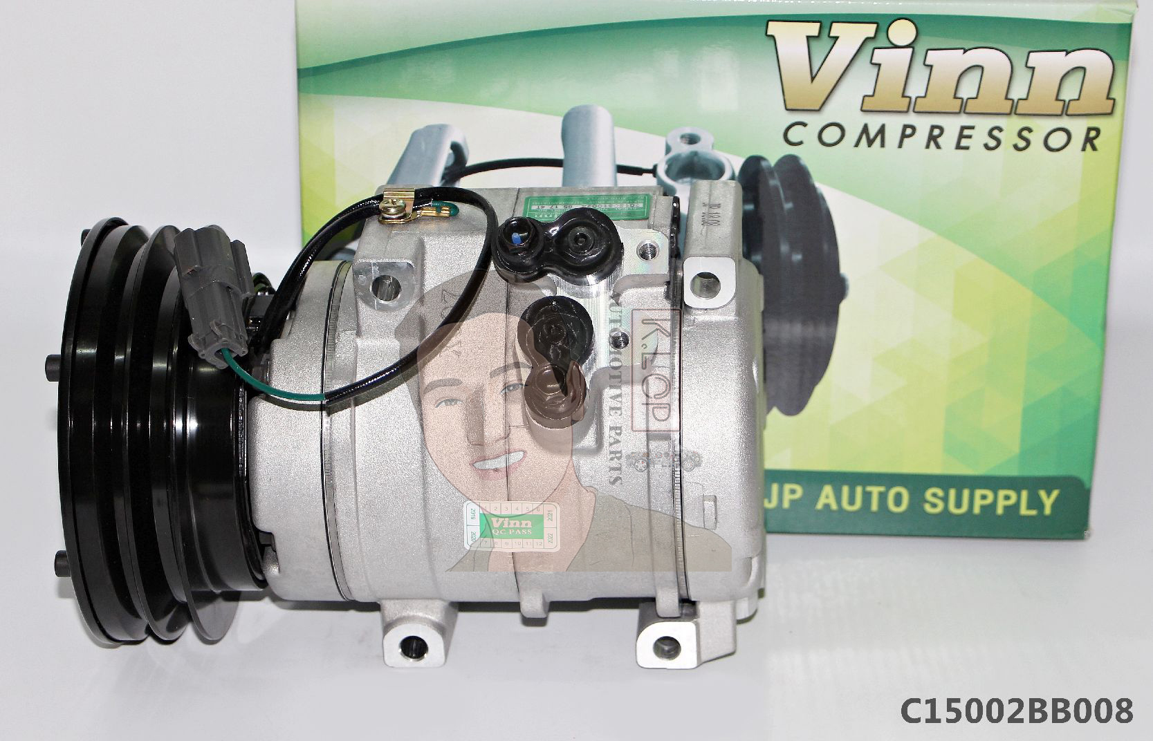 C15002BB008 คอมแอร์ยี่ห้อ Vinn (10S17C CATERPILLAR ร่องA E320B)