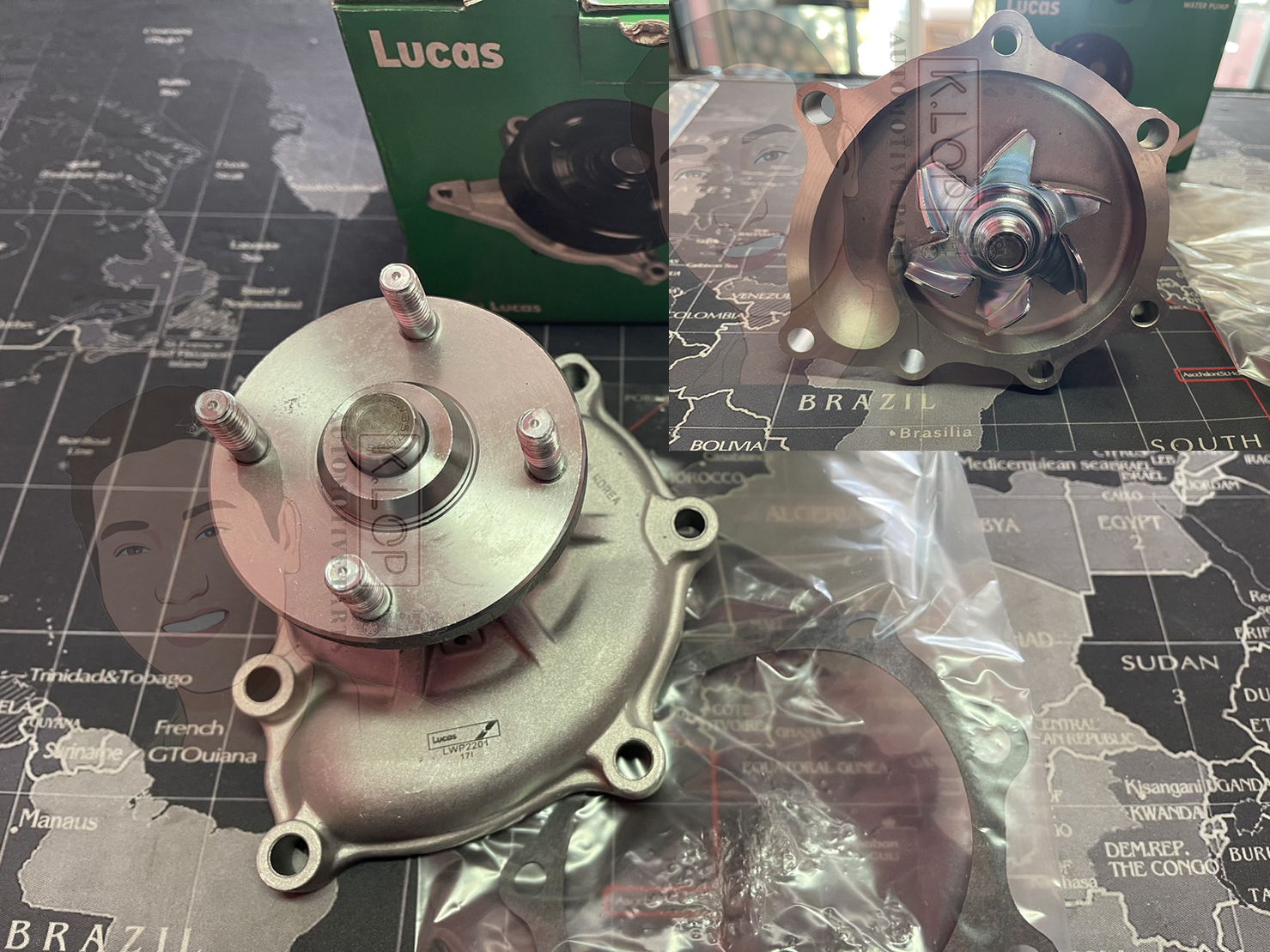 LWP2201 ปั้มน้ำ(Lucas) KIA JUMBO K2700